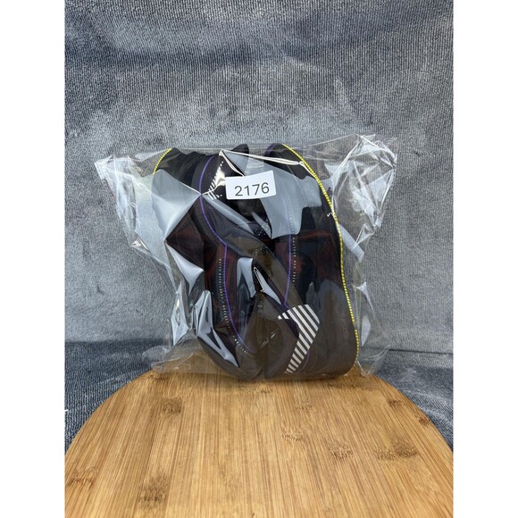 Nike Shield Run Utility Shoes Womens Size 7.5 Black Purple Yellow BQ3191-002 - Picture 11 of 11